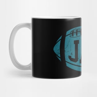 JAX Retro Football - Black Mug